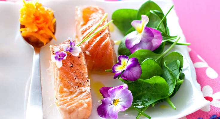 filets-de-saumon-aux-fleurs